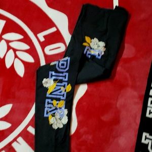 VS PINK HIGH WAISTED COTTON LEGGING NIP